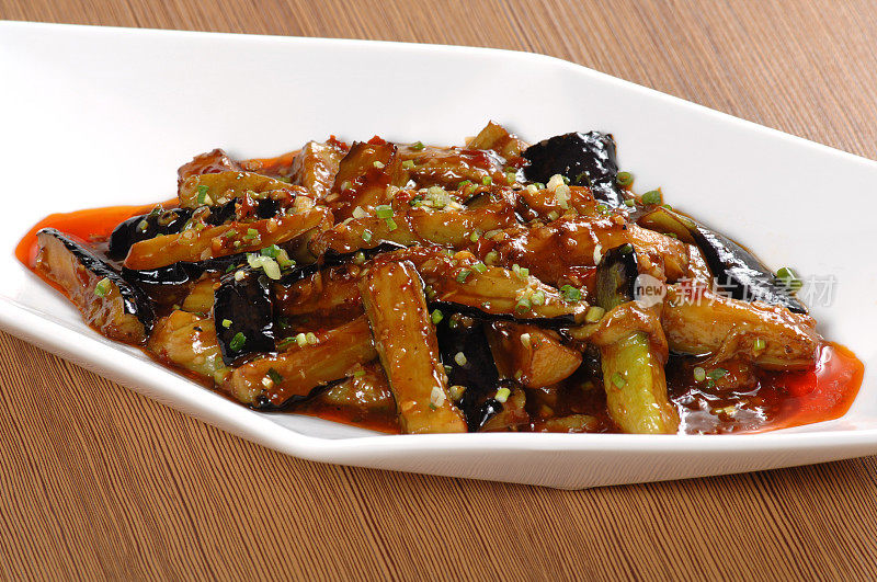 Fish flavored eggplant with Minced Pork in Garlic Sauce (鱼香茄子)